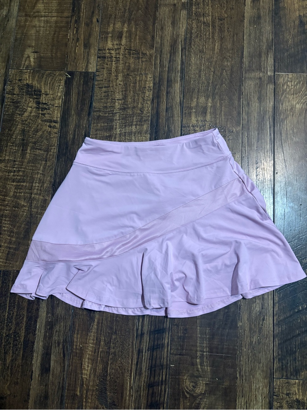 Lavender Performance Skater Skirt with Ruffle Hem